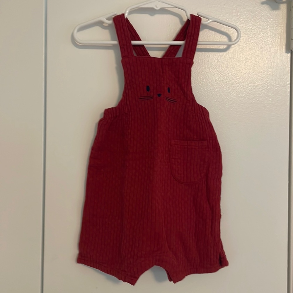 Bout’chou overalls shorts - size 12m